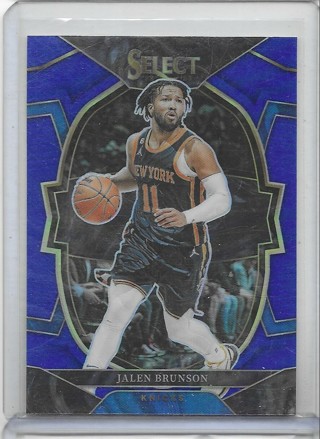 Jalen Brunson 2022-23 Select Prizm Blue #22