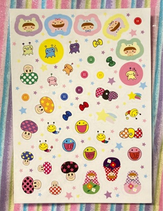 Kawaii pop stickers 