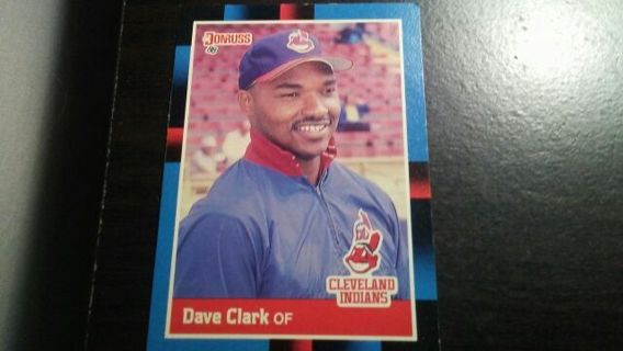 1988 DONRUSS DAVE CLARK CLEVELAND INDIANS BASEBALL CARD# 473