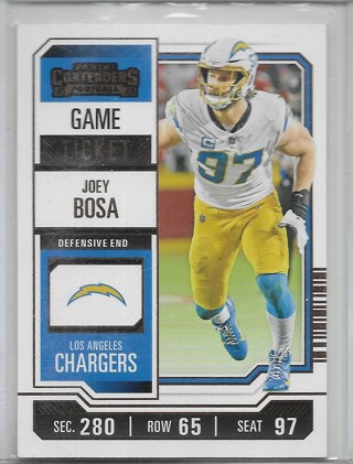 Joey Bosa 2023 Contenders Game Ticket Bronze #58