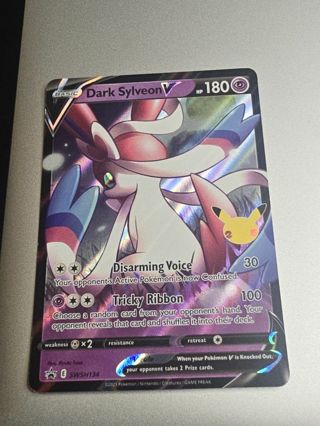 Pokemon Dark Sylveon V Swsh134 holo rare card Celebrations