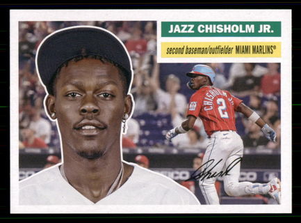 2023 Topps Archives Jazz Chisholm Jr. #79 1956 Topps Miami Marlins