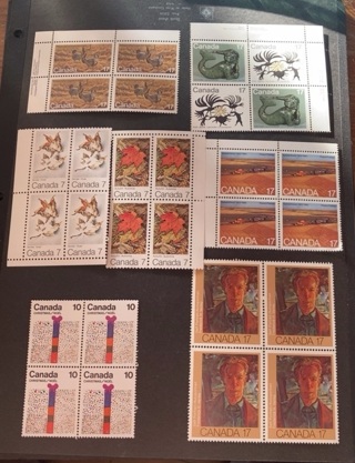 Canada MNH Stamp blocks lot 3