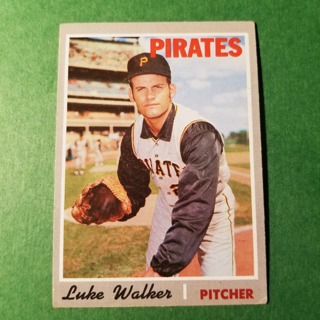 1970 - TOPPS BASEBALL CARD NO. 322 - LUKE WALKER - PIRATES