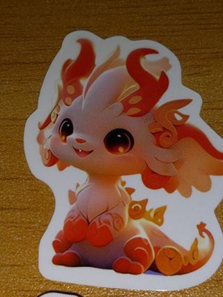 Cute new one vinyl lap top sticker no refunds regular mail very nice quality