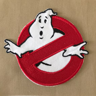 Vintage Ghostbusters Collectible Movie Memrobillia Badge Iron On Patch Canvas Ghost Busters Emblem
