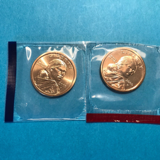 2000 P & D Sacagawea Dollar In Mint Cello( Use GIN for extras)