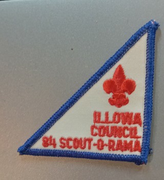 Scout-O-Rama (84) 1984 Illowa Council boy scout scouts bsa patch 