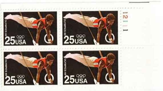 4 NEW USA OLYMPIC 25CENT STAMPS