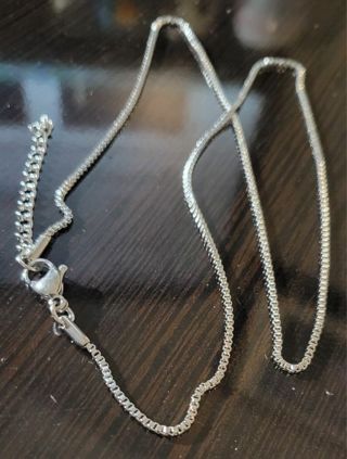 18" Silver Plated Chain