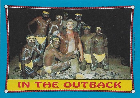 1987 Topps WWF #25 In the Outback RA