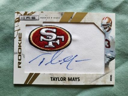 2010 Panini Rookies & Stars Autograph Taylor Mays