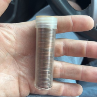 Roll of 50 1956 D Lincoln Wheat Pennies