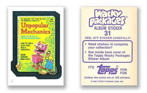 1982 Wacky Packages # 31