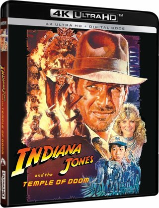 Indiana Jones & The Temple of Doom (Digital 4K UHD Download Code Only) *Harrison Ford* *Ke Huy Quan*