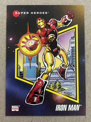 1992 Marvel Universe Series III 3 # 62 Iron Man Trading Card