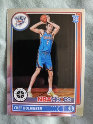 2022-23 Panini Chronicles Hoops Premium Stock Rookie Chet Holmgren