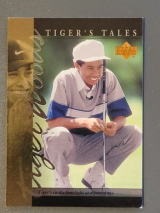 2001 Upper deck tigers tales trading card.