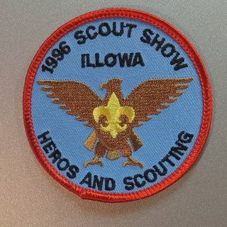 1996 Scout Show, Illowa Council, Boy Scouts Scouts bsa patch