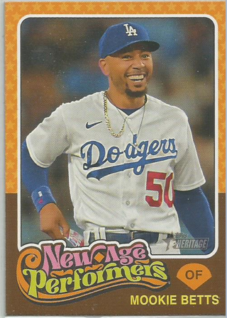 2024 Topps Heritage-Mookie Betts-New Age Performers