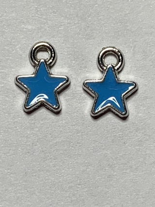 ✨MINI STAR CHARMS~#10~LIGHT BLUE~FREE SHIPPING✨