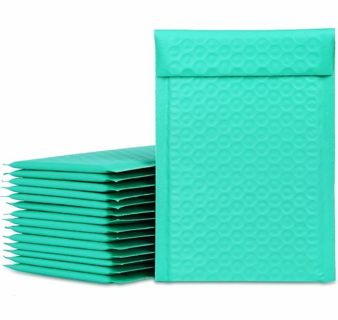 ↗️⭕(1) 4×8" TEAL BUBBLE MAILER⭕