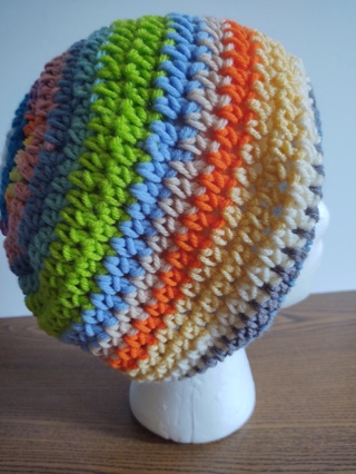 Hand Crocheted Slouch Hat 