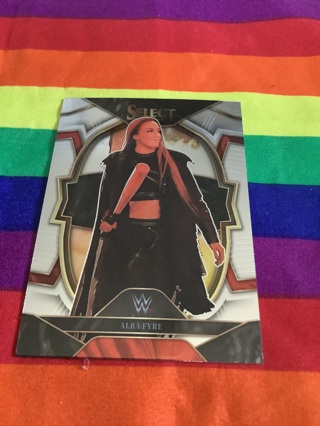 WWE 2023 Panini Select Collectible Wrestling Card #3 Alba Fyre 