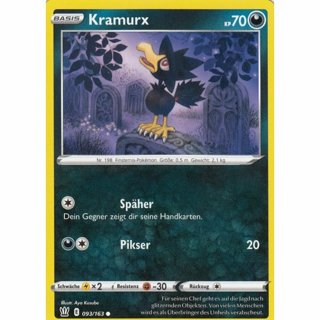  Tradingcard - Pokemon 2021 german Kramurx 093/163 