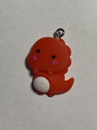 ADORABLE MINI DINOSAUR CHARMS~#2~RED~FREE SHIPPING