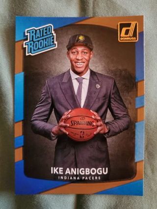 2017-18 Donruss Rated Rookie Ike Anigbogu