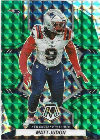 2022 MOSAIC MATT JUDON GREEN PRIZM REFRACTOR CARD