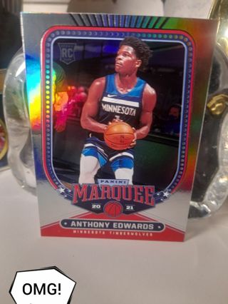 2020 Anthony Edwards Foil Marquee Rookie