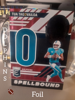 2023 Tua Tagavailoa Spellbound Letter O Foil