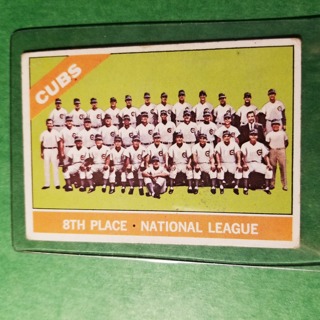 1966 - TOPPS BASEBALL CARD NO. 204 - 8TH PLACE N. L. - CUBS