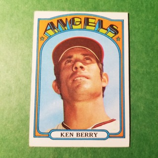 1972 - TOPPS BASEBALL CARD NO. 379 - KEN BERRY - ANGELS