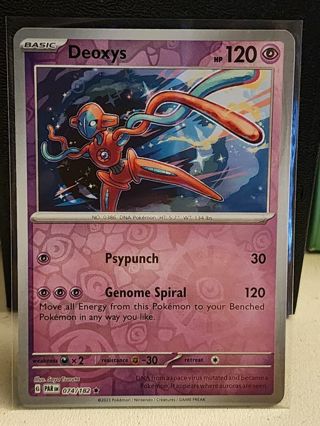 DEOXYS 074/182 REVERSED HOLO POKEMON CARD NM