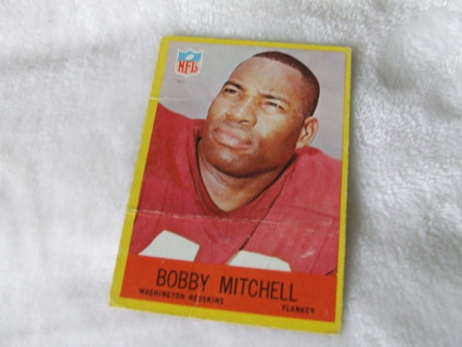 1967 Bobby Mitchell Washington Redskins Philadelphia Card #186 Hall of Famer