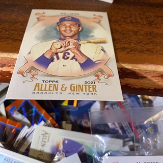 2021 Topps allen & ginter Billy williams baseball card 