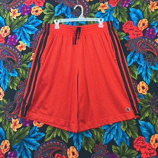 MEN’S CHAMPION AUTHENTIC MESH SHORTS MENS SIZE LARGE BASKETBALL BREATHABLE SPORT