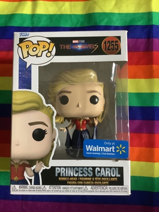 Funko POP! Marvel Studios The Marvels 1255 Princess Carol Bobble Head Figurine Brand New