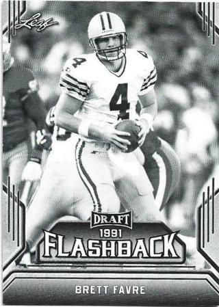 2019 LEAF DRAFT BRETT FAVRE FLASHBACK CARD