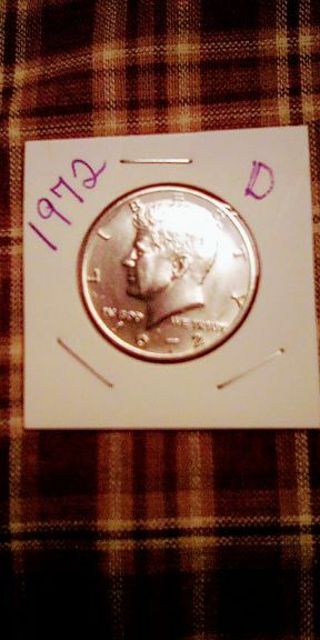 1972-D BU KENNEDY HALF DOLLAR. HIGH BIDDER WINS