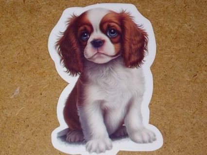 Dog one nice big vinyl sticker no refunds regular mail only Very nice quality!