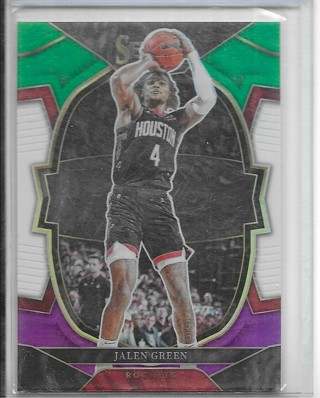 Jalen Green 2022-23 Select Prizm Green White Purple #52