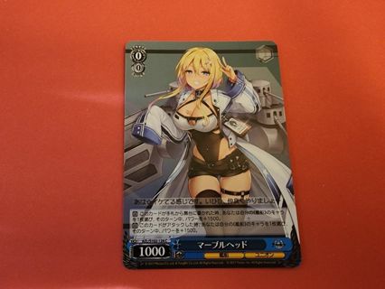 Japanese anime weiss schwarz card