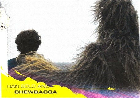 2018 Solo A Star Wars Story Yellow #67 Han Solo and Chewbacca