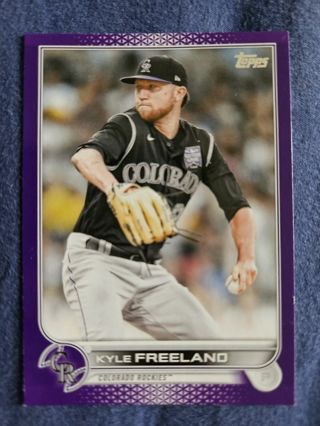 2022 Topps Series One Purple Kyle Freeland