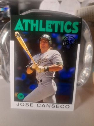 2021 JOSE CANSECO Topps 34 Oakland Athletics