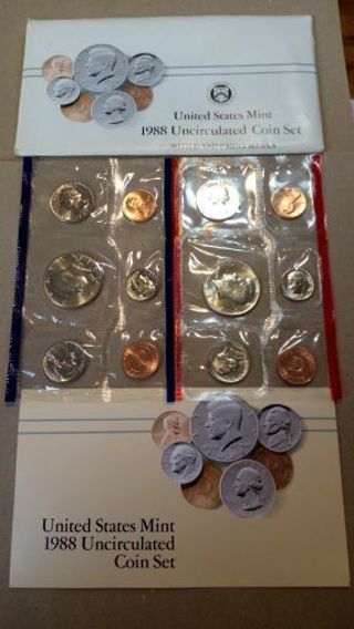 1988- US MINT UNCIRCULATED COIN SET..A+ CONDITION.. YOU DECIDE THE PRICE